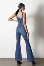 Load image into Gallery viewer, FRONT BUTTONS JUMPSUIT FLARE
