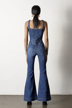 Load image into Gallery viewer, FRONT BUTTONS JUMPSUIT FLARE
