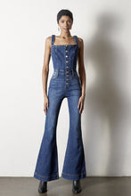 Load image into Gallery viewer, FRONT BUTTONS JUMPSUIT FLARE
