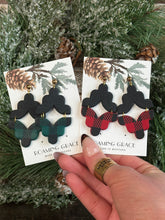 Load image into Gallery viewer, Plaid Detailed Statement Earrings
