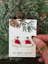 Load image into Gallery viewer, Santa Hat Earrings
