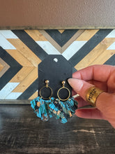 Load image into Gallery viewer, Turquoise Statement Earrings
