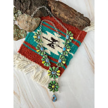 Load image into Gallery viewer, Handmade Sterling Silver Palomino with Golden Hills and Sonoran Mountain Turquoise Necklace Signed
