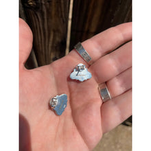Load image into Gallery viewer, Minis Turquoise &amp; Sterling Silver 4 Stone Earrings Handmade
