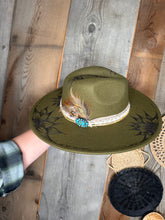 Load image into Gallery viewer, Olive Burnt Hat
