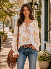 Load image into Gallery viewer, Golden Hour Wildflower Blouse
