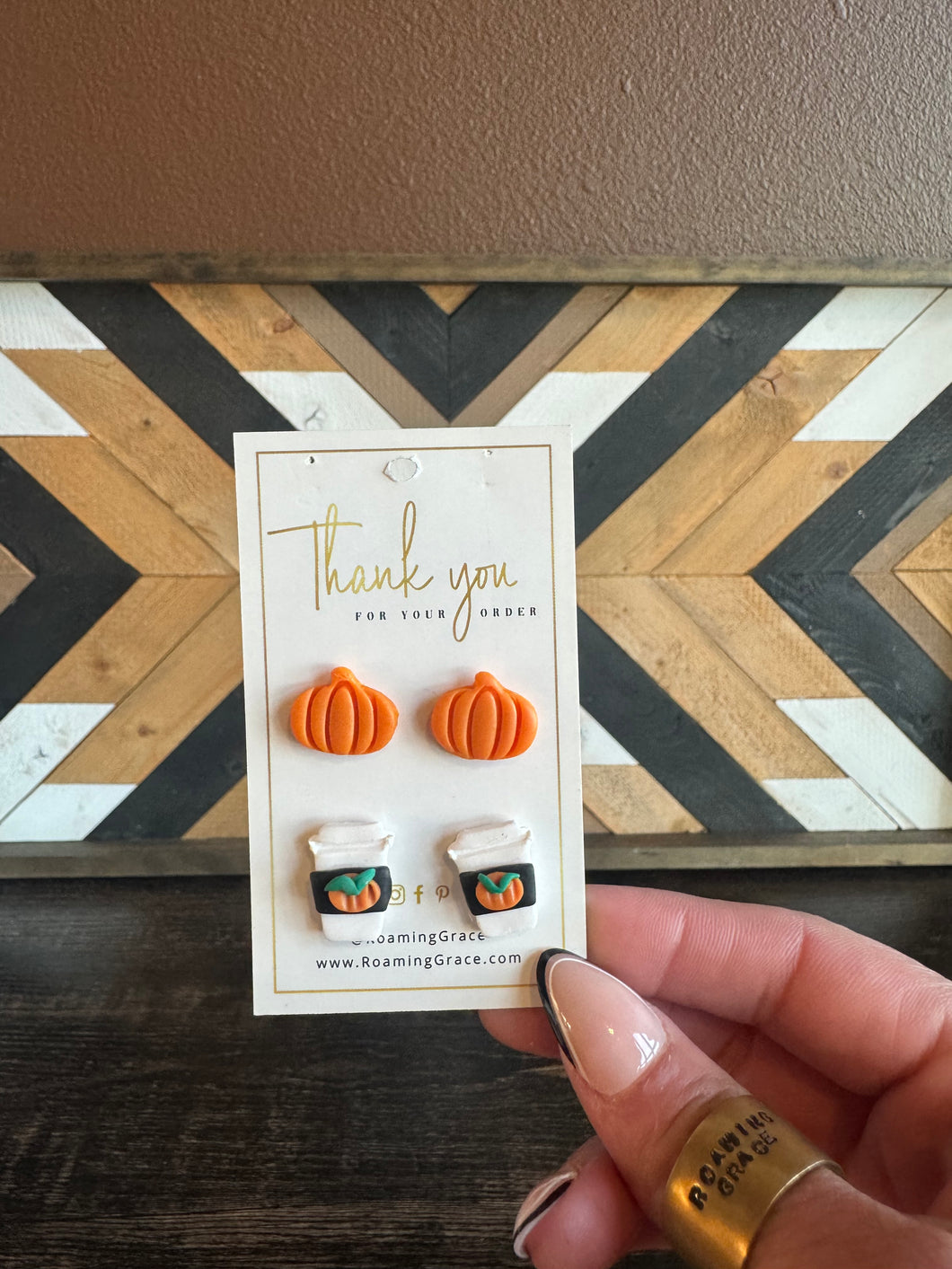 Pumpkin And Latte Earring Pack