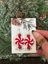 Load image into Gallery viewer, Bling Candy Cane Earrings
