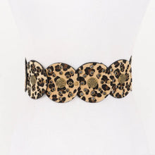Load image into Gallery viewer, Animal Fur Disc Belt
