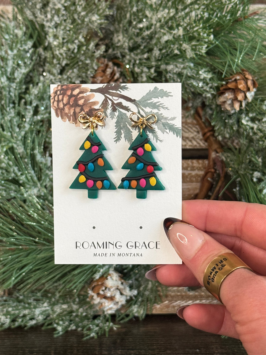 Christmas Tree Earrings