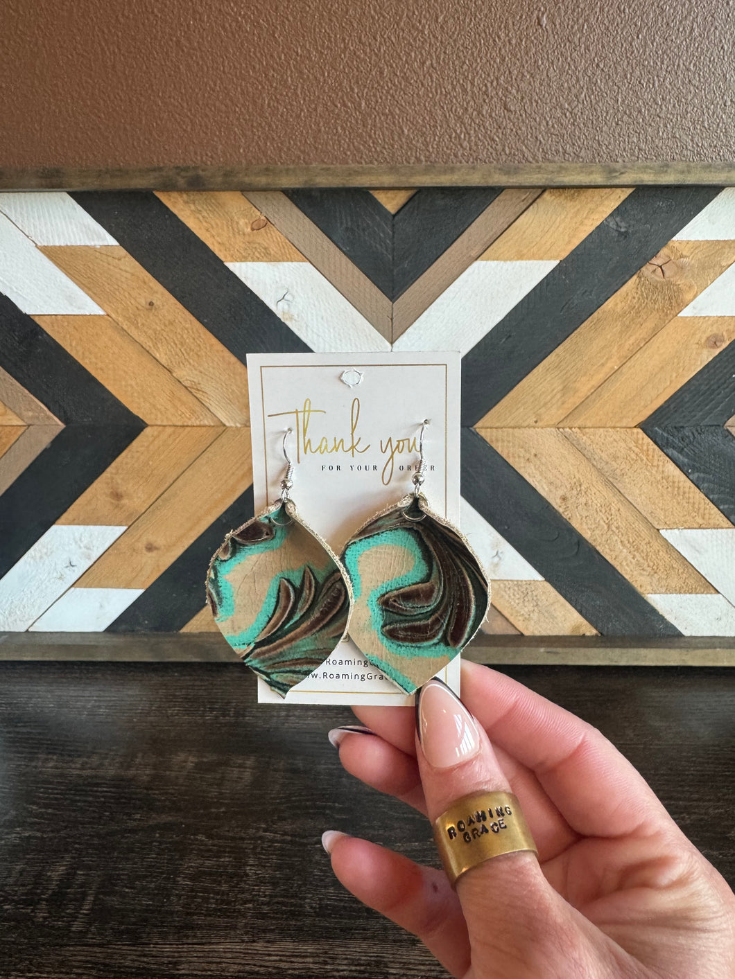 Genuine Leather Earrings