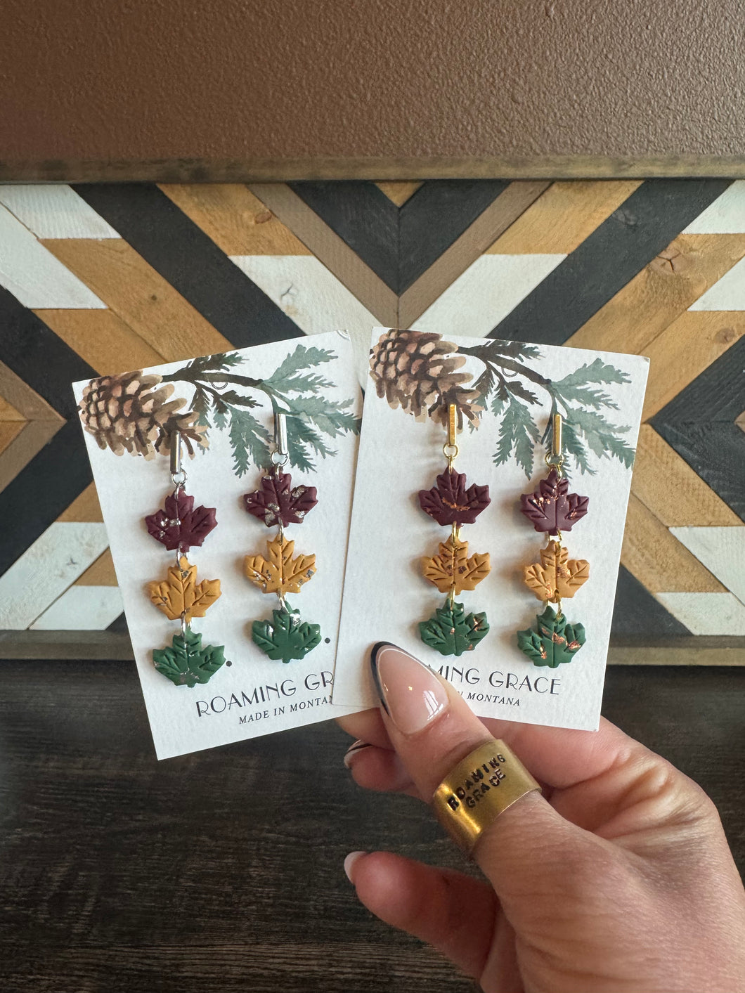 Leaf Dangles Earrings