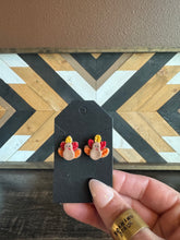 Load image into Gallery viewer, Little Turkey Stud Earrings
