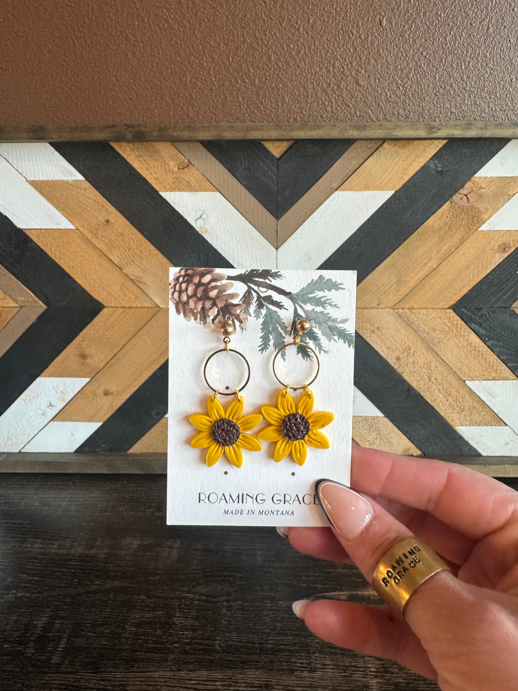 Sunflower Earrings