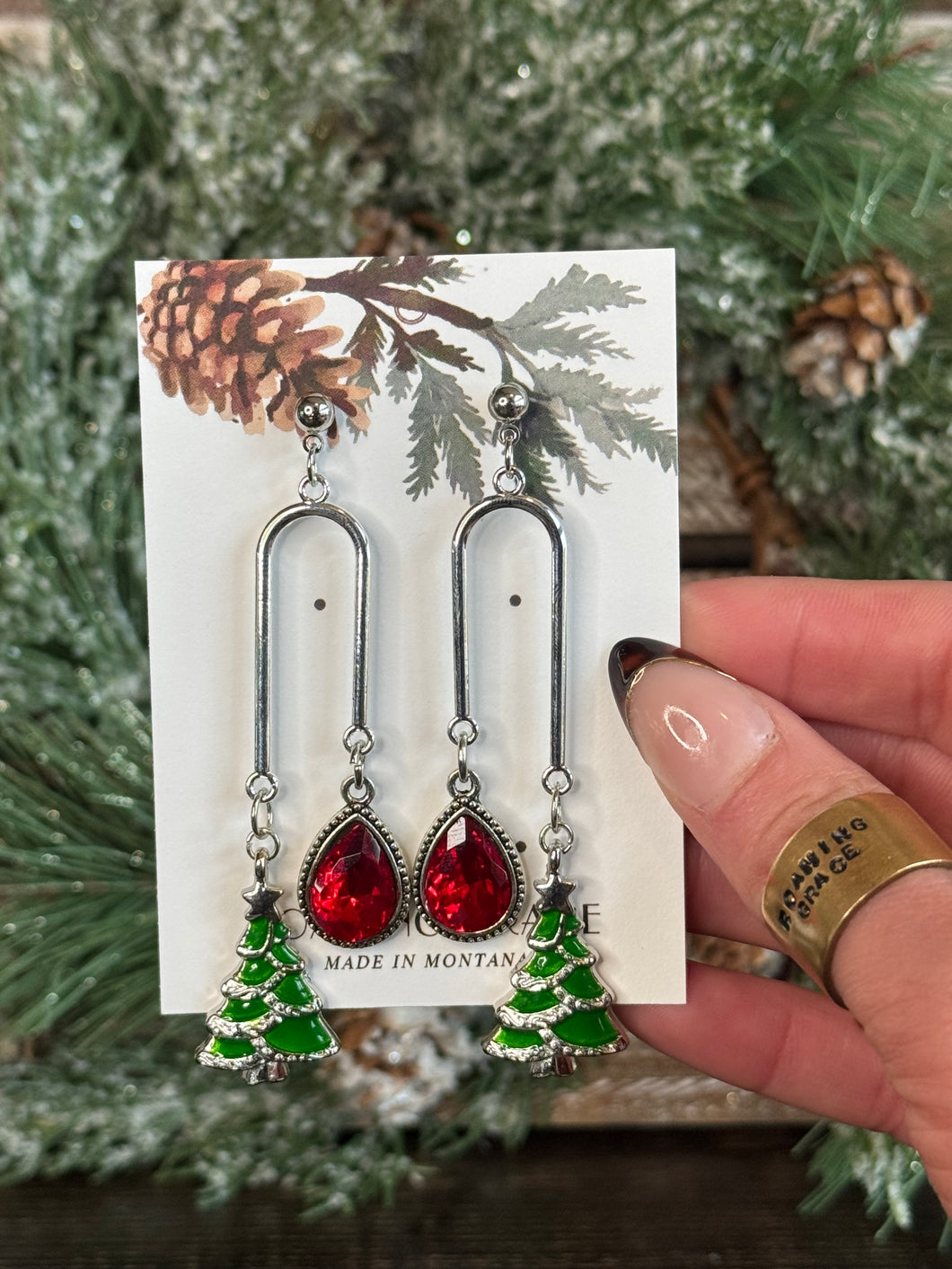 Statement Christmas Earrings