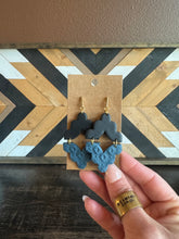 Load image into Gallery viewer, Aztec Texture Dangles - two colors
