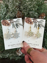 Load image into Gallery viewer, Snowflake Detailed Earrings
