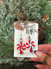 Load image into Gallery viewer, Bling Candy Cane Earrings
