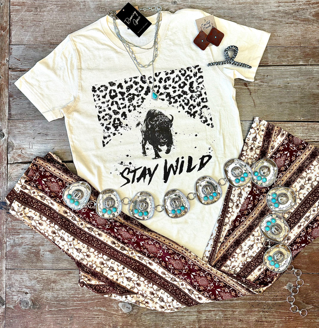 Stay Wild Buffalo Tee