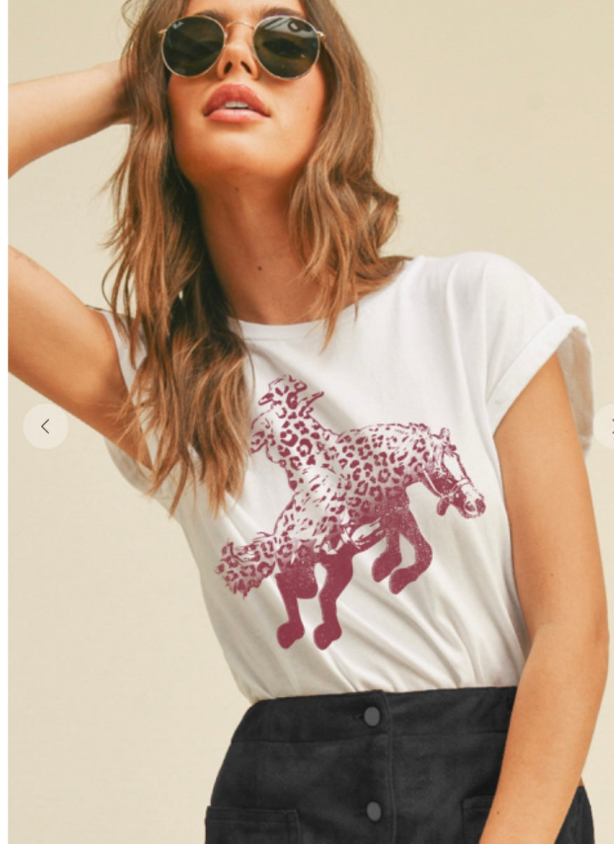 Leopard Cowboy Graphic