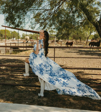 Load image into Gallery viewer, The Penelope Soft Blue Gown Rental
