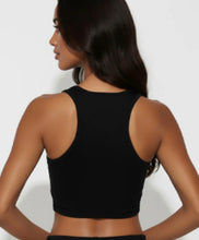 Load image into Gallery viewer, Midnight Muse Mesh Crop Top
