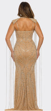 Load image into Gallery viewer, Rhinestone Embellished Mermaid Maxi Dress
