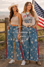 Load image into Gallery viewer, 4th Of July Red Striped String Pants (Copy)
