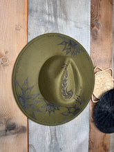 Load image into Gallery viewer, Olive Burnt Hat
