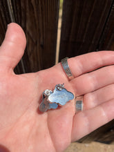 Load image into Gallery viewer, THE BACKROADS” TURQUOISE &amp; STERLING SILVER 4 STONE EARRINGS HANDMADE
