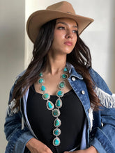 Load image into Gallery viewer, HANDMADE STERLING SILVER HARDY PIT LARIAT NECKLACE WITH SIGNED
