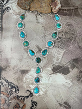 Load image into Gallery viewer, HANDMADE STERLING SILVER HARDY PIT LARIAT NECKLACE WITH SIGNED
