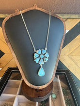 Load image into Gallery viewer, HANDMADE STERLING SILVER GOLDEN HILLS CLUSTER NECKLACE "SIGNED
