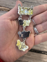 Load image into Gallery viewer, BEAUTIFUL HANDMADE STERLING SILVER &amp; TURQUOISE DROP NECKLACE
