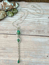 Load image into Gallery viewer, HANDMADE STERLING SILVER OLD STOCK ROYSTON TURQUOISE NECKLACE WITH SIGNED
