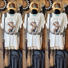 Load image into Gallery viewer, Hold Your Horses Vintage Graphic Tee

