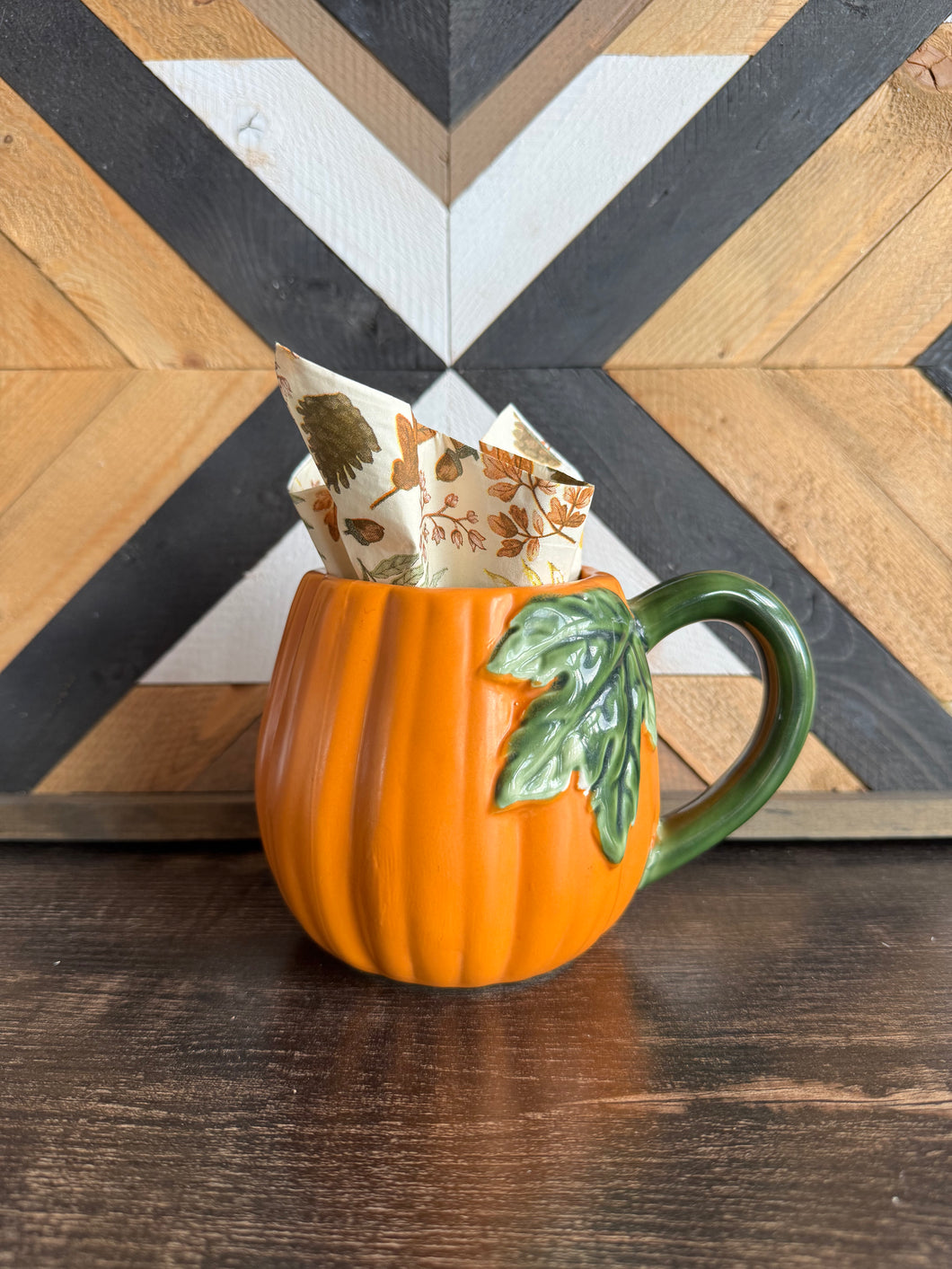 Mug Basket - Pumpkin