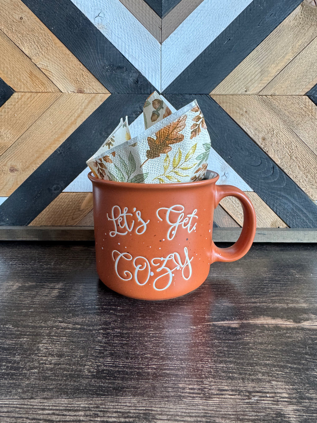 Mug Basket - Let’s Get Cozy
