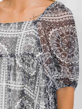 Load image into Gallery viewer, Boho Printed Babydoll Blouse
