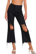 Load image into Gallery viewer, Rough Edge Black Denim
