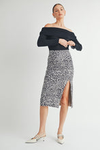 Load image into Gallery viewer, Wild Side Leopard Midi Skirt
