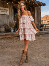 Load image into Gallery viewer, Rodeo Romance Ruffle Dress
