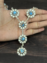 Load image into Gallery viewer, &quot;BALL COLLECTION&quot; HANDMADE STERLING SILVER GOLDEN HILLS TURQUOISE NECKLACE WITH SIGNED
