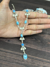 Load image into Gallery viewer, &quot;BALL COLLECTION&quot; HANDMADE STERLING SILVER GOLDEN HILLS TURQUOISE NECKLACE

