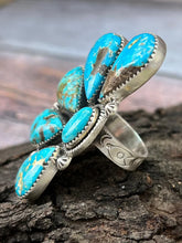 Load image into Gallery viewer, Handmade Sterling Silver Sierra Bella Adjustable Ring Singed
