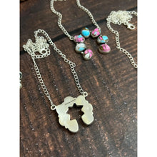 Load image into Gallery viewer, Handmade Sterling Silver Multi Stone Necklace with Signed
