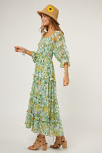 Load image into Gallery viewer, Floral Chiffon Midi Dress
