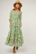 Load image into Gallery viewer, Floral Chiffon Midi Dress
