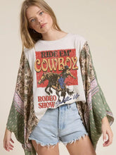Load image into Gallery viewer, Preorder - Ride Em&#39; Cowboys Western Graphic Kantha Top
