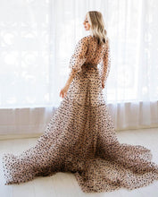 Load image into Gallery viewer, Dorthy Polka Dot Nude Dress Rental
